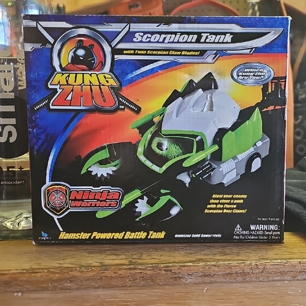 Scorpion Tank Kids Vehicle - Green and White